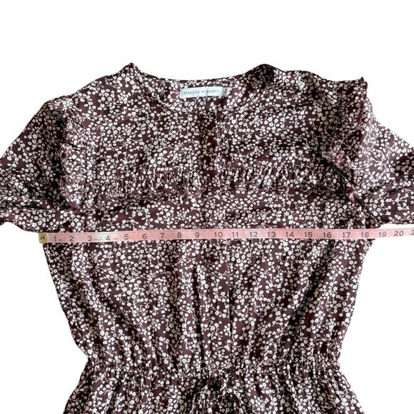 Rebecca Minkoff Selandra Floral Ruffle Dress- Size Medium - Picture 13 of 16